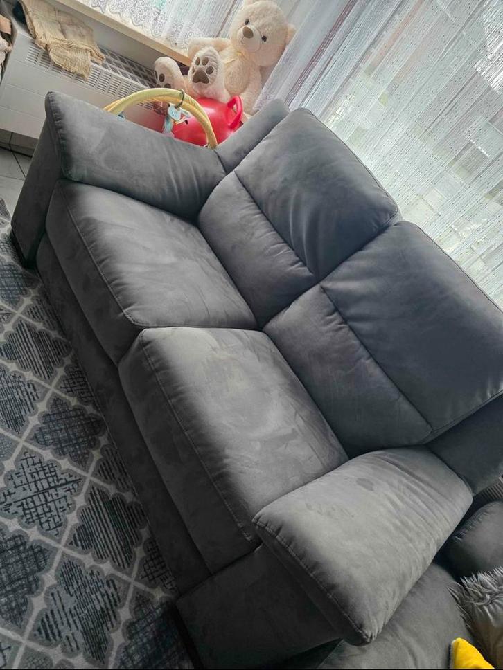 Relax zetels, Huis en Inrichting, Zetels | Zetels, Zo goed als nieuw, Rechte bank, Vierpersoons of meer, Stof, Ophalen