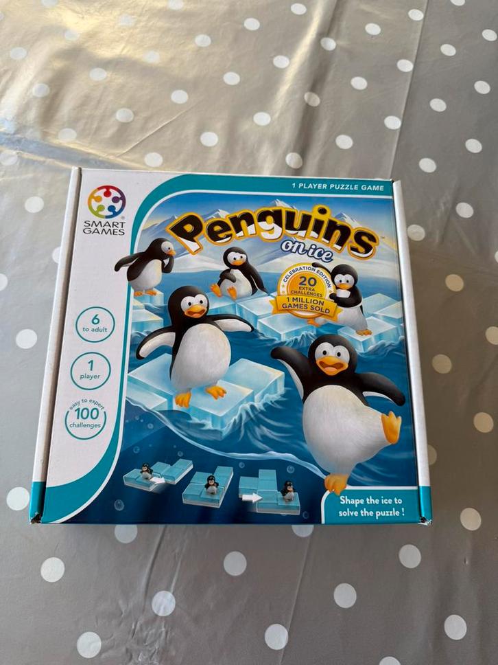 Smart Games Penguins on ice, Hobby & Loisirs créatifs, Jeux de société | Autre, Comme neuf, 1 ou 2 joueurs, Enlèvement ou Envoi