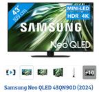 Samsung smart TV 43” + Samsung soundbar & subwoofer, Audio, Tv en Foto, Ophalen, QLED, Nieuw, Samsung