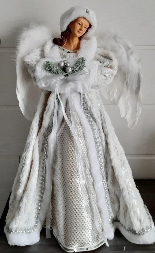 Kerstdecoratie : grote engel H 62 cm, Diversen, Kerst, Zo goed als nieuw, Ophalen of Verzenden