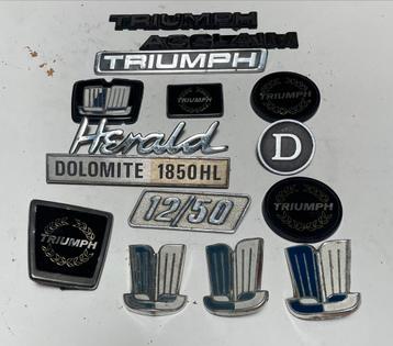 Emblèmes de Triumph divers, Enlèvement ou Envoi, Utilisé, Triumph