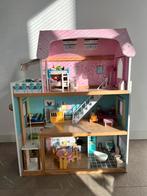 Poppenhuis + toebehoren, Kinderen en Baby's, Ophalen, Gebruikt, Poppenhuis