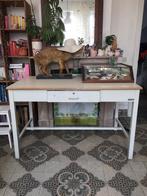 Industriele bureau/werktafel, Huis en Inrichting, Ophalen, Gebruikt, 100 tot 150 cm, 75 cm of meer