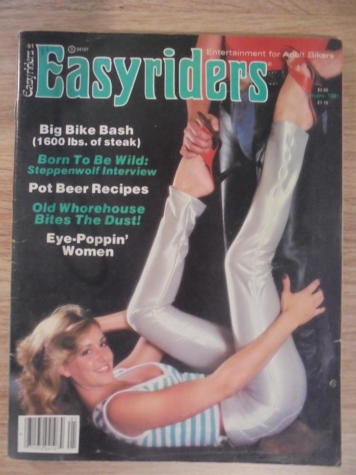 Easyriders Magazine 1981, volledig jaar met 12 x David Mann., Boeken, Motoren, Gelezen, Merk of Model, Ophalen of Verzenden
