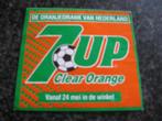 Sticker 7UP Clear Orange 7,5 x 7 cm, Collections, Comme neuf, Enlèvement ou Envoi, Marque