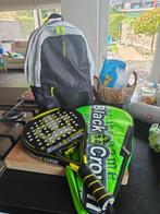Padel Racket Black Crown Piton 7.0 soft, Sport en Fitness, Padel, Ophalen, Zo goed als nieuw, Padelracket