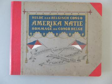 Livre de photos de 1922 Hommage à la nation belge du Congo e