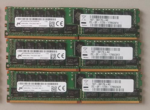 32GB RAM DDR4 2400 voor Server, Computers en Software, RAM geheugen, Gebruikt, Server, 32 GB, DDR4, Ophalen of Verzenden