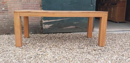 Showroommodel Teak Eetafel 200 cm, Huis en Inrichting, Tafels | Eettafels, Zo goed als nieuw, 100 tot 150 cm, 200 cm of meer, Rechthoekig