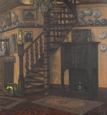 Achiel Van Sassenbrouck (1886-1979): Interieur (120 x 129cm) beschikbaar voor biedingen
