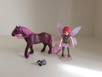 PLaymobil fee Surya met paard - compleet beschikbaar voor biedingen