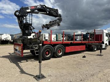 KWB 2-AXLES PLATFORM + CRANE + HIAB 377 E-4 HIPRO + JIB 100X beschikbaar voor biedingen