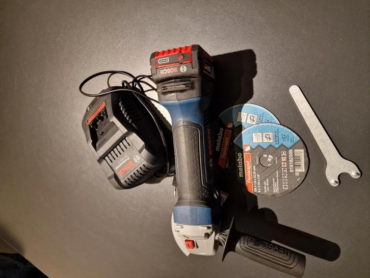 Bosch proffesional haakse slijper 125 mm, Doe-het-zelf en Bouw, Gereedschap | Boormachines, Zo goed als nieuw, Ophalen of Verzenden