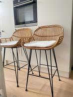 Barstoel Sava naturel, Huis en Inrichting, Ophalen, Metaal, 60 tot 90 cm, Zo goed als nieuw