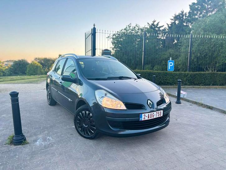 RENAULT CLIO 3 1.5 DCI 2009, Autos, Renault, Particulier, Diesel, Euro 4, Break, 5 portes, Boîte manuelle, Argent ou Gris, Noir