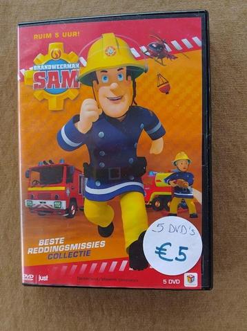 5 DVD's Brandweerman Sam - Seizoen 9 beschikbaar voor biedingen