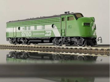 MARKLIN 3181 - DIESEL - BURLINGTON F 7 - DIGITALE-SON - H0 - disponible aux enchères