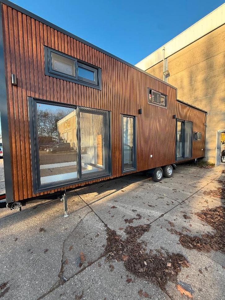 Tiny House - 10m lang - 3 slaapkamers, Caravans en Kamperen, Stacaravans, tot en met 3, Ophalen of Verzenden