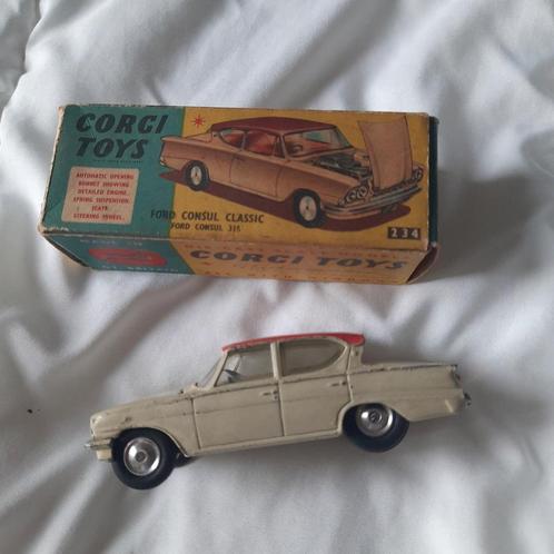CORGI UK nr.234*FORD CONSUL CLASSIC 315*VINTAGE., Hobby en Vrije tijd, Modelauto's | 1:43, Zo goed als nieuw, Auto, Corgi, Ophalen