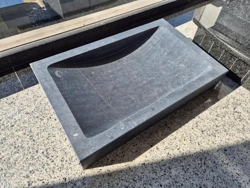 Massieve wasbak Belgische blauwe steen, Doe-het-zelf en Bouw, Sanitair, Nieuw, Wastafel, Steen, Ophalen