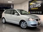 Volkswagen Polo 1.2 Benzine | 2009|125.000KM|1 Jaar garantie, Voorwielaandrijving, Testrit aan huis, Stof, Zwart