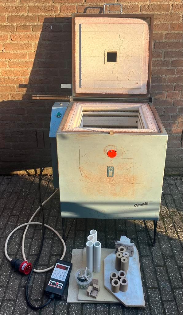 Keramiekoven 70 liter 1300C 230V met regelaar, Hobby en Vrije tijd, Pottenbakken, Ophalen