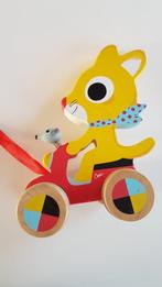 DJECO - Lapin jaune avec une souris à tirer, Enfants & Bébés, Jouets | Jouets en bois, Jouet à Pousser ou Tirer, Utilisé, Enlèvement ou Envoi