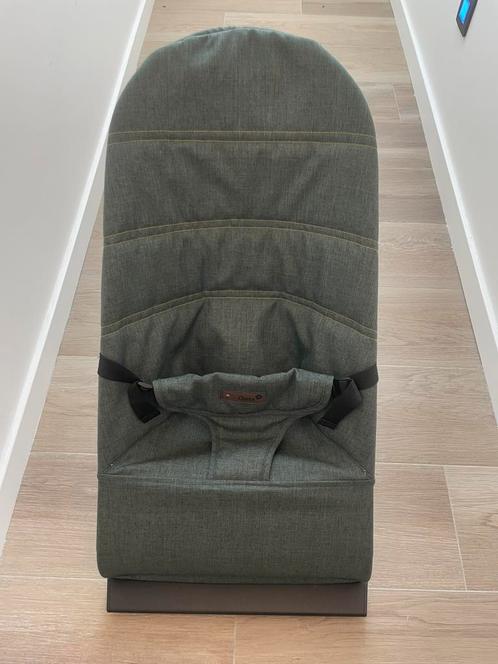 Wipper Qute Q-Bouncer Wipstoel Jeans Groen, Kinderen en Baby's, Wipstoeltjes, Zo goed als nieuw, Wipstoel, Verstelbaar, Ophalen