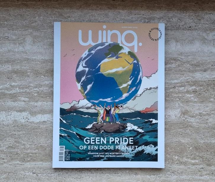 Queer / Gay magazine Winq, Geen pride op dode planeet, 124, Boeken, Tijdschriften en Kranten, Nieuw, Ophalen of Verzenden