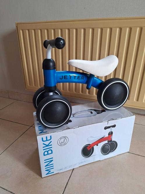 Loopfiets Jetter Mini Bike blauw, Kinderen en Baby's, Speelgoed | Buiten | Voertuigen en Loopfietsen, Gebruikt, Loopfiets, Ophalen of Verzenden