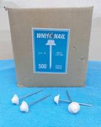 White nail: lengte 9cm. Merk: Scala., Doe-het-zelf en Bouw, IJzerwaren en Bevestigingsmiddelen, Ophalen of Verzenden, Nieuw, 50 tot 100 mm