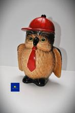 Vintage uil spaarpot, Ophalen