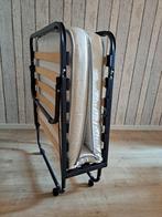 Logeerbed op wielen met hoes (plooibed), Ophalen, Gebruikt, Eenpersoons, 190 cm of minder