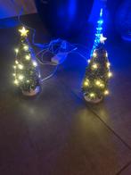 Kerst huisjes met licht en verschillende decoraties, Ophalen, Zo goed als nieuw