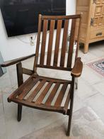 Beuken houten relax stoel, Huis en Inrichting, Stoelen, Ophalen of Verzenden, Zo goed als nieuw