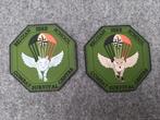 belgian serre school patch survival badge, Verzamelen, Ophalen, Landmacht, Embleem of Badge