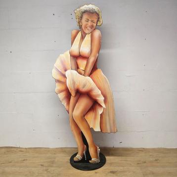 Houten handgemaakte Marilyn Monroe beeld / cutout / bord beschikbaar voor biedingen