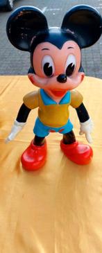 Figurine Mickey Mouse jouet Pouët Pouët vintage, Collections, Disney, Enlèvement ou Envoi, Mickey Mouse
