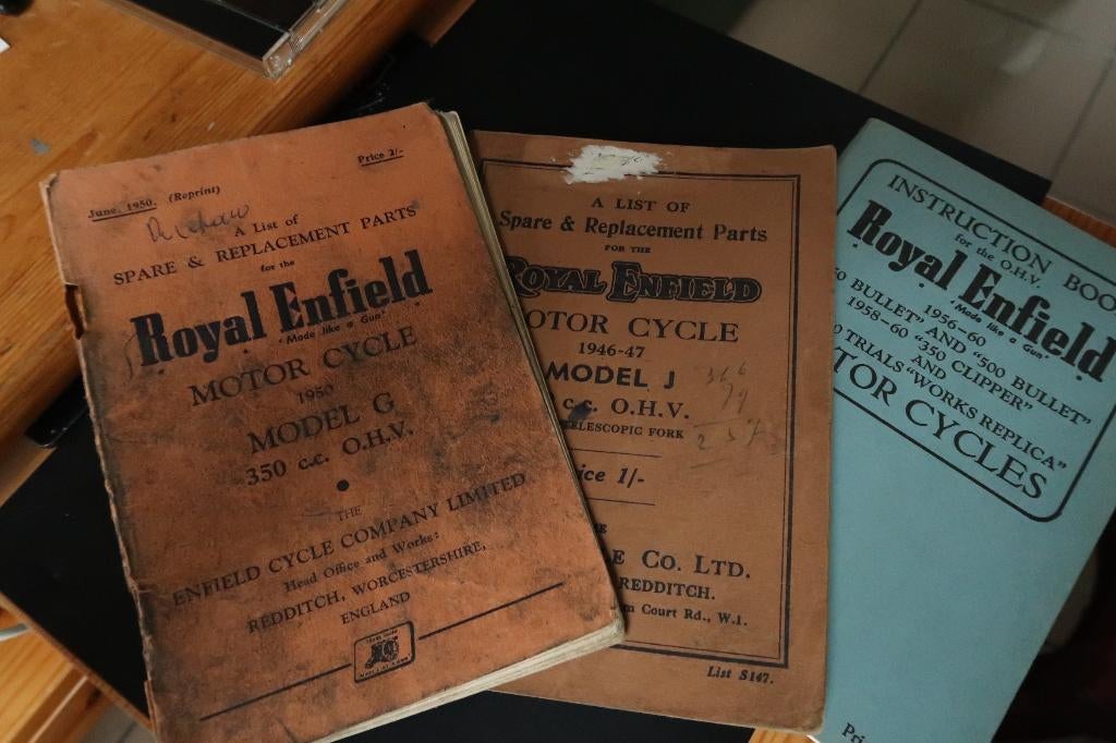 royal enfield, Motoren, Handleidingen en Instructieboekjes, Ophalen of Verzenden, Overige merken