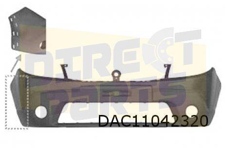 Dacia Sandero Stepway (6/08-11/12) voorbumper (te spuiten) o, Auto-onderdelen, Carrosserie, Bumper, Dacia, Voor, Nieuw, Verzenden