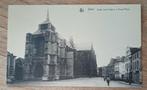 postkaart Diest - Eglise Saint Sulpice et Grand'Place, Verzamelen, Ophalen of Verzenden, Ongelopen, Vlaams-Brabant