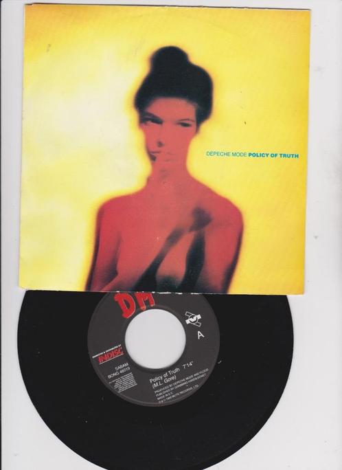 Depeche Mode ‎– Policy Of Truth  1990  Synth-pop  MINT, CD & DVD, Vinyles Singles, Comme neuf, Single, Pop, 7 pouces, Enlèvement ou Envoi