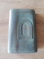Delvaux Louise mosgroene portemonnee, Overige merken, Gebruikt, Ophalen of Verzenden, Leder