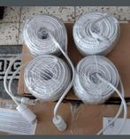 4 RJ45-kabels voor camera's en netwerken nieuw lengte: 12 m, Nieuw, Ophalen of Verzenden