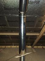 Conduit, Bricolage & Construction, Neuf, Inox, 80 mm ou plus, Buse droite