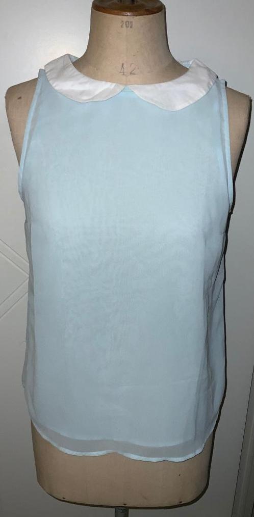 Lichtblauw topje van Pimkie smal, Kleding | Dames, T-shirts, Maat 36 (S), Blauw, Zonder mouw, Verzenden