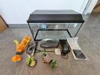 Aquarium met toebehoren (starters setup), Dieren en Toebehoren, Vissen | Aquaria en Toebehoren, Ophalen, Gebruikt, Leeg aquarium