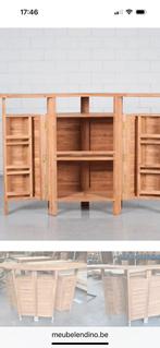 Barmeubel en 4 barstoelen, Huis en Inrichting, Ophalen, Zo goed als nieuw