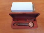 Montre  et bic, Handtassen en Accessoires, Horloges | Heren, Ophalen, Overige materialen, Leer, Polshorloge