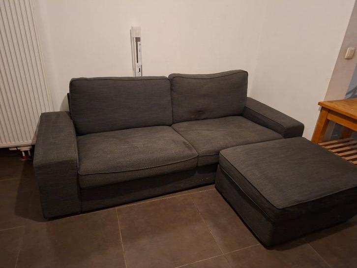 Zetel kvik ikea chaise longue opbergmeubel, Huis en Inrichting, Zetels | Zetels en Chaises Longues, Gebruikt, Driepersoons, 150 tot 200 cm